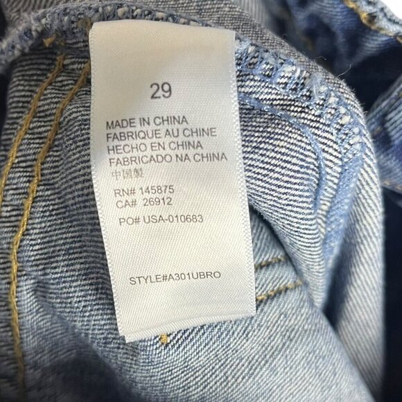 Amuse Society Women's 29 Brooke Jean High Waist Wide Leg Flared Denim Distressed - Picture 7 of 7